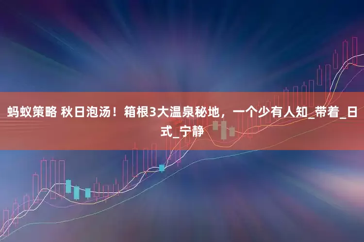蚂蚁策略 秋日泡汤！箱根3大温泉秘地，一个少有人知_带着_日式_宁静